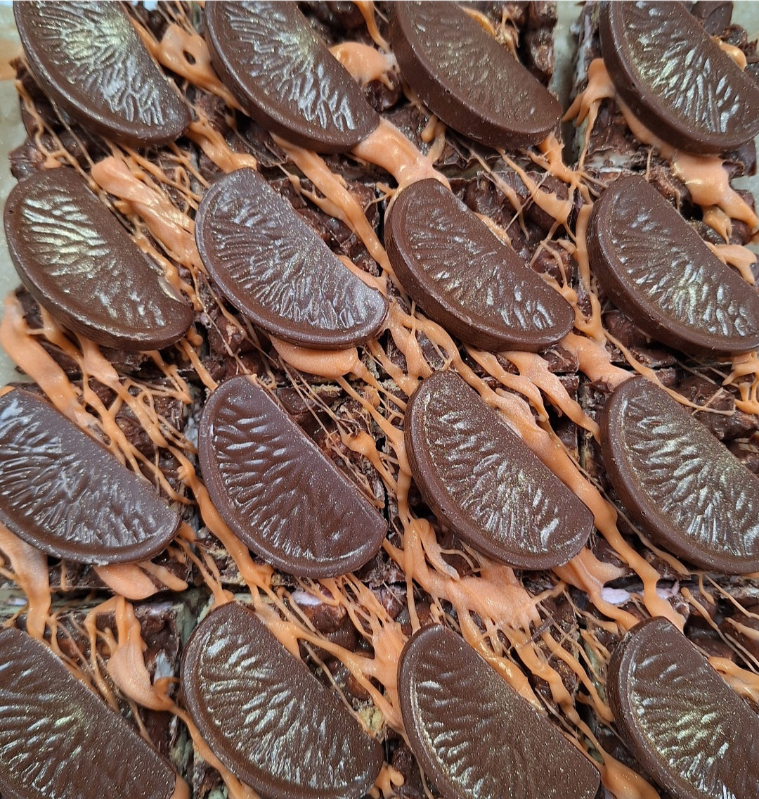 Terry's Chocolate Orange rocky road with Belgium chocolate