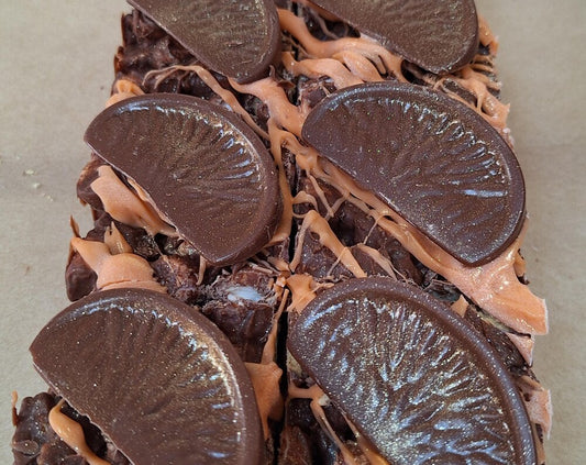 Terry's Chocolate Orange rocky road with Belgium chocolate